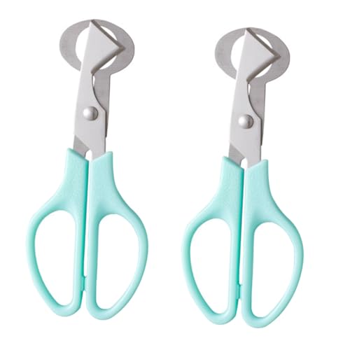 FUNNETOYU 2 Stück Eierschere Edelstahl Quail Egg Shears Präzise Eierschalen Öffner Küchenwerkzeug Komfortabler Griff Langlebig für Party Grill Frühstück FUNNETOYU 2 Stück Eierschere Edelstahl Quail Egg Shears Präzise Eierschalen Öffner Küchenwerkzeug Komfortabler Griff Langlebig für Party Grill Frühstück von FUNNETOYU
