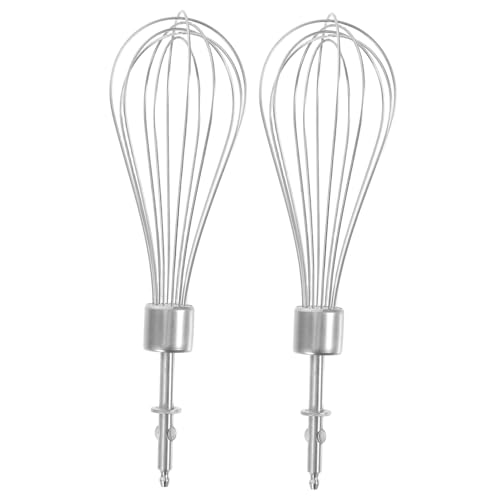 FUNNETOYU 2 Stück Elektrische Rührstäbe aus Edelstahl Handmixer Zubehör für Schnelles und Gleichmäßiges Mixen von Ei und Sahne Kompatibel mit Mini Handbohrern für Backen Wiederverwendbar FUNNETOYU 2 Stück Elektrische Rührstäbe aus Edelstahl Handmixer Zubehör für Schnelles und Gleichmäßiges Mixen von Ei und Sahne Kompatibel mit Mini Handbohrern für Backen Wiederverwendbar von FUNNETOYU