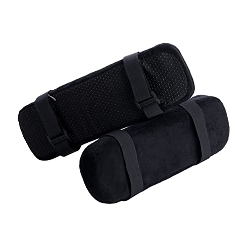 FUNNETOYU 2 Stück Ergonomische Armlehnenpolster Bequeme Druckentlastung für Bürostühle und Gaming Stühle Abnehmbarer Bezug Elastisches Design für Komfortables Sitzen und Verbesserte von FUNNETOYU