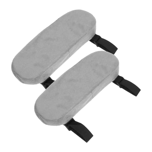 FUNNETOYU 2 Stück Ergonomische Bürostuhl Armlehnenpolster mit Memory Schaum rutschfeste Waschbare Armstützenkissen für Gamingstuhl Bürostuhl Atmungsaktiv und Hautfreundlich von FUNNETOYU