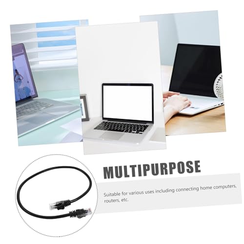 FUNNETOYU 2 Stück Ethernet Kabel Schwarz Gigabit Netzwerkkabel für Router und PC Langlebiges Patchkabel mit Robustem Stecker Einfache Installation Stabile Verbindung für Laptop und FUNNETOYU 2 Stück Ethernet Kabel Schwarz Gigabit Netzwerkkabel für Router und PC Langlebiges Patchkabel mit Robustem Stecker Einfache Installation Stabile Verbindung für Laptop und von FUNNETOYU