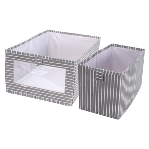 FUNNETOYU 2 Stück Faltbare Aufbewahrungsbox aus Leichtem Vliesstoff Kleiderschrank Organizer mit Großer Kapazität Platzsparend Faltbar Robuste Lagerbox für Kleidung Haushalt und Ordnung FUNNETOYU 2 Stück Faltbare Aufbewahrungsbox aus Leichtem Vliesstoff Kleiderschrank Organizer mit Großer Kapazität Platzsparend Faltbar Robuste Lagerbox für Kleidung Haushalt und Ordnung von FUNNETOYU