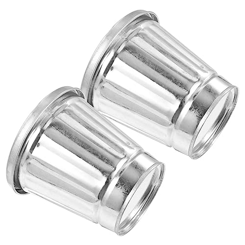 FUNNETOYU 2 Stück Galvanisierte Eimer mit Deckel Praktischer Abfalleimer für Küche und Schreibtisch Tischmülleimer für Ordnung und Geruchsverhinderung Silber Multifunktional für Büro und von FUNNETOYU