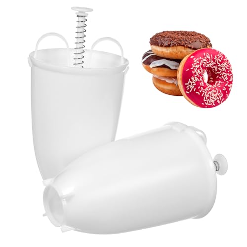 FUNNETOYU 2 Stück Handgepresste Donut Backform DIY Dessert Werkzeug aus Material für Köstliche Donuts Ergonomischer Griff für Einfache Bedienung für Familienbäckerei FUNNETOYU 2 Stück Handgepresste Donut Backform DIY Dessert Werkzeug aus Material für Köstliche Donuts Ergonomischer Griff für Einfache Bedienung für Familienbäckerei von FUNNETOYU