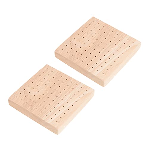 FUNNETOYU 2 Stück Holz Lollipop Ständer mit Mehrloch Design Langlebiges Snack Display Rack für Hochzeit Party Shop Geburtstagsfeier Glatte Kanten Praktischer Süßigkeitenhalter aus von FUNNETOYU