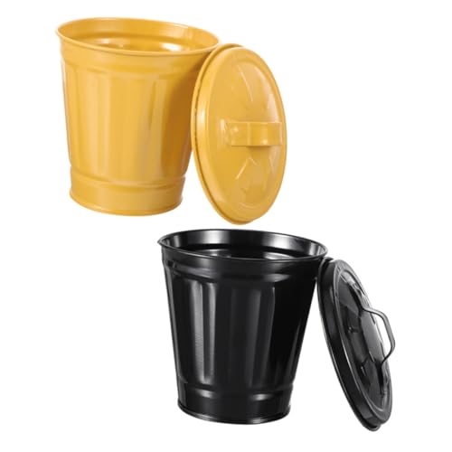 FUNNETOYU 2 Stück Kleine Desktop Mülleimer mit Deckel Stabiler Papierkorb für Schlafzimmer und Büro Geruchsblockierend Vielseitiger Abfalleimer für Wohnzimmer und Kinderzimmer FUNNETOYU 2 Stück Kleine Desktop Mülleimer mit Deckel Stabiler Papierkorb für Schlafzimmer und Büro Geruchsblockierend Vielseitiger Abfalleimer für Wohnzimmer und Kinderzimmer von FUNNETOYU