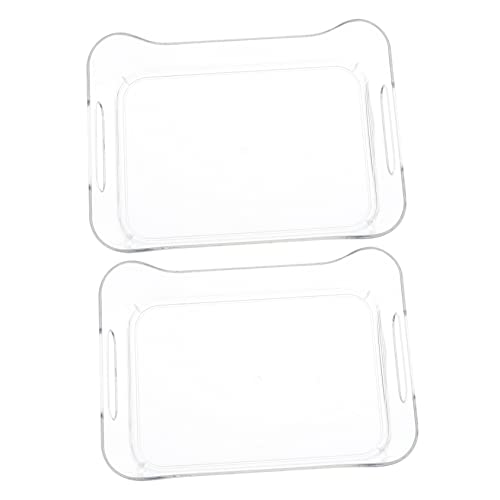 FUNNETOYU 2 Stück Kühlschrank Organizer Transparente Aufbewahrungsboxen für Lebensmittel Multi Use Lagerbehälter Kleine Fridge Storage Bins für Ordnung und Frische von FUNNETOYU