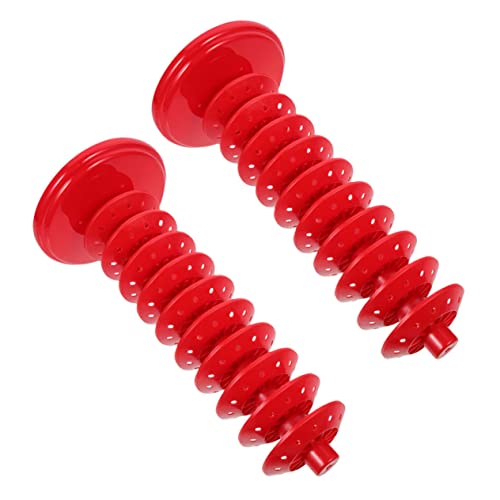 FUNNETOYU 2 Stück Mehrschichtiger Lollipop Ständer Lagig Rot Verstellbares Candy Display Regal Stabiler Tischständer für Partys Hochzeiten Geburtstagsfeiern Teiliges von FUNNETOYU
