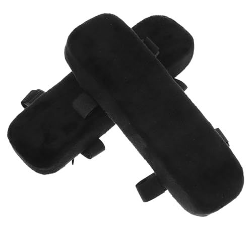 FUNNETOYU 2 Stück Memory Foam Armlehnenpolster für Gaming und Bürostühle Ergonomische Handballenauflage für Komfortable Armstütze für Langes Sitzen Schwarz FUNNETOYU 2 Stück Memory Foam Armlehnenpolster für Gaming und Bürostühle Ergonomische Handballenauflage für Komfortable Armstütze für Langes Sitzen Schwarz von FUNNETOYU