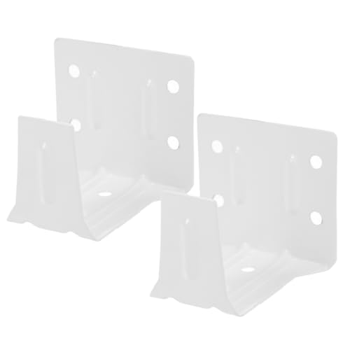 FUNNETOYU 2 Stück Mini Weiß Fensterblenden Halterung für Jalousien und Vorhänge Einfache Montage Vielseitige Lösung für Verschiedene Fensterbehandlungen Design von FUNNETOYU