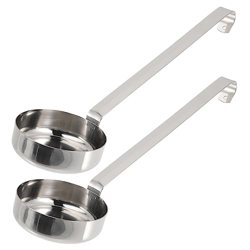 FUNNETOYU 2 Stück Pizzasoßenkelle mit Langem Griff Flacher Löffel für Backen und Servieren von Saucen für Pizza Desserts und Praktische Küchenausstattung FUNNETOYU 2 Stück Pizzasoßenkelle mit Langem Griff Flacher Löffel für Backen und Servieren von Saucen für Pizza Desserts und Praktische Küchenausstattung von FUNNETOYU