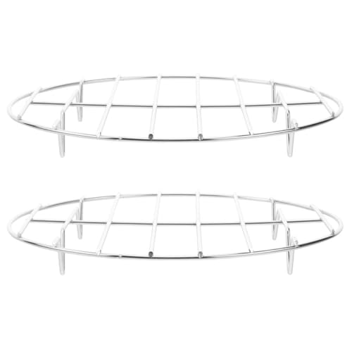 FUNNETOYU 2 Stück Rundes Bbq Rippengestell aus Tragbare Grillroste für Fisch und Gemüse für Camping und Outdoor Aktivitäten FUNNETOYU 2 Stück Rundes Bbq Rippengestell aus Tragbare Grillroste für Fisch und Gemüse für Camping und Outdoor Aktivitäten von FUNNETOYU