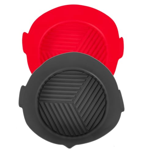FUNNETOYU 2 Stück Silikon Backform Teiliges Airfryer Matte Antihaftbeschichtet Hitzebeständig Wiederverwendbar Lebensmittelecht Kratzschützend Vielseitig für Snacks Gemüse Fleisch Geeignet FUNNETOYU 2 Stück Silikon Backform Teiliges Airfryer Matte Antihaftbeschichtet Hitzebeständig Wiederverwendbar Lebensmittelecht Kratzschützend Vielseitig für Snacks Gemüse Fleisch Geeignet von FUNNETOYU