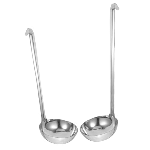 FUNNETOYU 2 Stück Suppenkelle Teilig mit Haken Vielseitig Einsetzbar für Suppen und Soßen und Langlebig Spülmaschinenfest Küchenutensilien FUNNETOYU 2 Stück Suppenkelle Teilig mit Haken Vielseitig Einsetzbar für Suppen und Soßen und Langlebig Spülmaschinenfest Küchenutensilien von FUNNETOYU