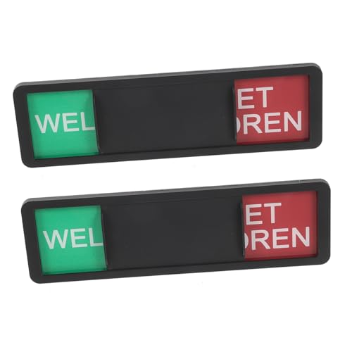 FUNNETOYU 2 Stück Teiliges Magnetisches Privacy slider schild Für Tür Konferenzraum Büro Robust und Langlebig mit Klarer Anzeige für Privatsphäre und Diskretion von FUNNETOYU