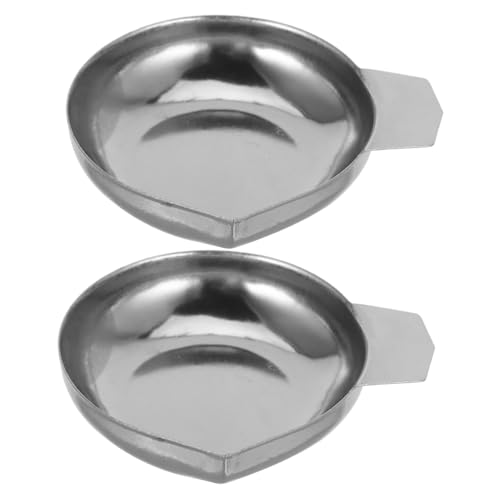 FUNNETOYU 2 Stück Teiliges Mini Edelstahl Wiegeschalen Präzise Waagenauflagen mit Spitzem Ausguss Große Kapazität für Schmuck und Kleine Gegenstände Robustes Metall für Heimgebrauch FUNNETOYU 2 Stück Teiliges Mini Edelstahl Wiegeschalen Präzise Waagenauflagen mit Spitzem Ausguss Große Kapazität für Schmuck und Kleine Gegenstände Robustes Metall für Heimgebrauch von FUNNETOYU