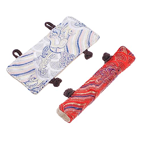 FUNNETOYU 2 Stück Topfhandschuhe für isoliert Teekannenabdeckungen handhaben Teekannenhand Topfgriffabdeckungen hitzebeständig hitzebeständige Topfgriffe Teekannengriffabdeckung Stoff von FUNNETOYU