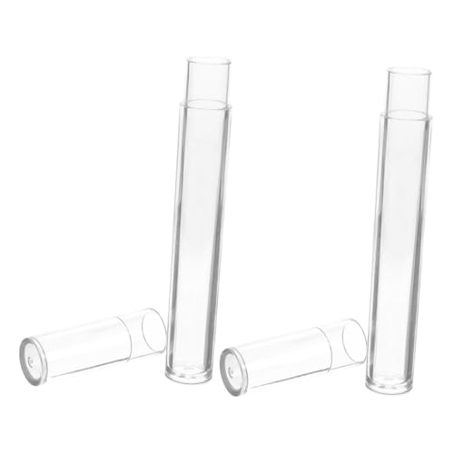 FUNNETOYU 2 Stück Transparente Kunststoff aufbewahrungsröhrchen mit Kindersicherem Verschluss Runde für Wimpernzangen Perlen Kleine Süßigkeiten Tragbare Aufbewahrung FUNNETOYU 2 Stück Transparente Kunststoff aufbewahrungsröhrchen mit Kindersicherem Verschluss Runde für Wimpernzangen Perlen Kleine Süßigkeiten Tragbare Aufbewahrung von FUNNETOYU