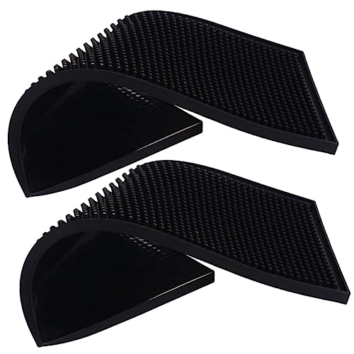 FUNNETOYU 2 Stück rutschfeste Bar Matte aus PVC Gummi Dicke Praktische Abtropfmatte für Bar Küche und Theke Vielseitig Einsetzbar Leicht zu Reinigen als Barstation Matte und Wasserschutz FUNNETOYU 2 Stück rutschfeste Bar Matte aus PVC Gummi Dicke Praktische Abtropfmatte für Bar Küche und Theke Vielseitig Einsetzbar Leicht zu Reinigen als Barstation Matte und Wasserschutz von FUNNETOYU