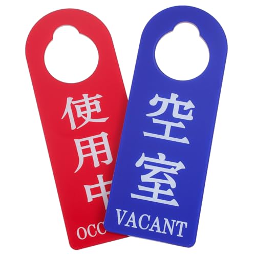 FUNNETOYU 2 Teiliges Acryl Türschild Besetzt Frei mit Doppelseitigem Design Robuste Türhänger für Bad Büro Hotel Konferenzraum Klare Raumstatusanzeige Langlebig Sichtbar aus Mehreren FUNNETOYU 2 Teiliges Acryl Türschild Besetzt Frei mit Doppelseitigem Design Robuste Türhänger für Bad Büro Hotel Konferenzraum Klare Raumstatusanzeige Langlebig Sichtbar aus Mehreren von FUNNETOYU