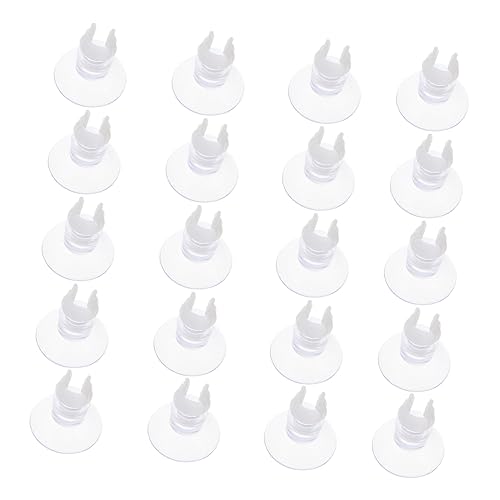 FUNNETOYU 20 Stück Saugnapf Clips für Aquarien Halterung für Luftschläuche Innendurchmesser Langlebig und für Befestigung von Luftausströmern und Pumpen FUNNETOYU 20 Stück Saugnapf Clips für Aquarien Halterung für Luftschläuche Innendurchmesser Langlebig und für Befestigung von Luftausströmern und Pumpen von FUNNETOYU