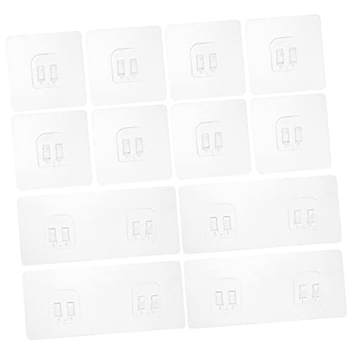 FUNNETOYU 20 Stück Teiliges Transparentes Klebehaken für Badezimmer ohne Bohren Starke Haftung Duschregal Ersatz Selbstklebende Wandhaken für Glatte Flächen Wie Fliesen und Wiederverwendbar FUNNETOYU 20 Stück Teiliges Transparentes Klebehaken für Badezimmer ohne Bohren Starke Haftung Duschregal Ersatz Selbstklebende Wandhaken für Glatte Flächen Wie Fliesen und Wiederverwendbar von FUNNETOYU