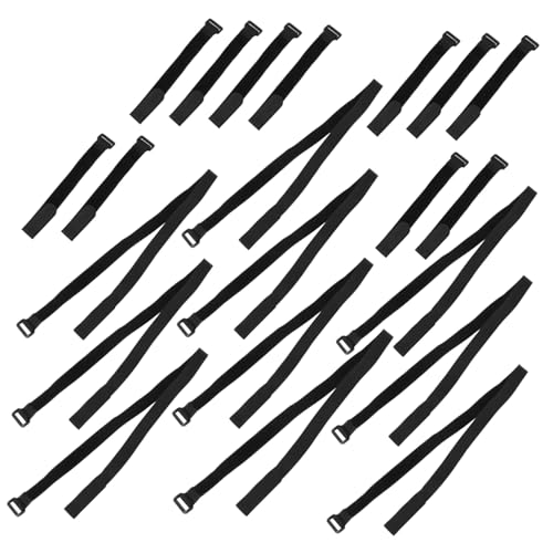 FUNNETOYU 20 Stück Wiederverwendbare Nylon Klettbänder Robuste Mehrzweck Bundbefestigung mit Hakenschnalle Verstellbare Kabelbinder für Kabelmanagement und Organizer FUNNETOYU 20 Stück Wiederverwendbare Nylon Klettbänder Robuste Mehrzweck Bundbefestigung mit Hakenschnalle Verstellbare Kabelbinder für Kabelmanagement und Organizer von FUNNETOYU