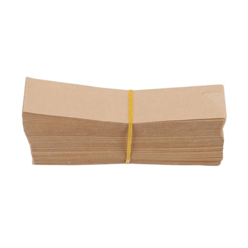 FUNNETOYU 200 Stück Kraftpapier Essstäbchen Taschen Tragbare Aufbewahrung für Essstäbchen Verpackung für Restaurants und Zuhause von FUNNETOYU