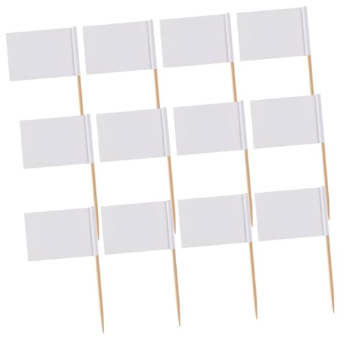 FUNNETOYU 200stücke Zahnstocher Flaggen Für Partys Leere Tortendeko Für Desserts Cocktails Snacks Für Hochzeiten Buffets Picknicks Feiern von FUNNETOYU