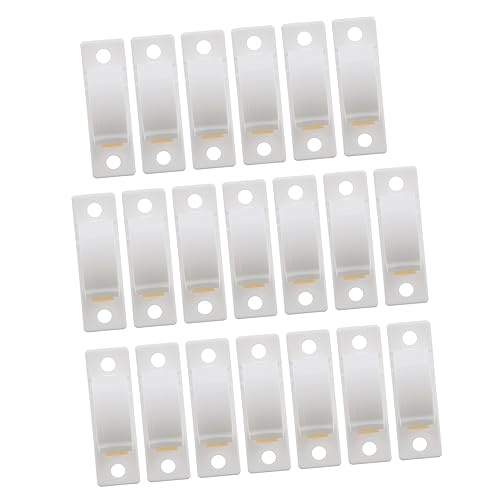 FUNNETOYU 20Stücke Selbstklebende Kabelklemmen für Kabelmanagement Klammern zur Kabelfixierung Schreibtisch Wand Anderen Glatten Oberflächen von FUNNETOYU