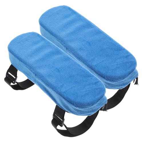 FUNNETOYU 2Stücke Armlehnenpolster für Bürostühle Ergonomische Armlehne Abdeckung für Gaming Stühle Leicht zu Reinigen Installieren Passend für Verschiedene Stuhltypen Stilvolles von FUNNETOYU