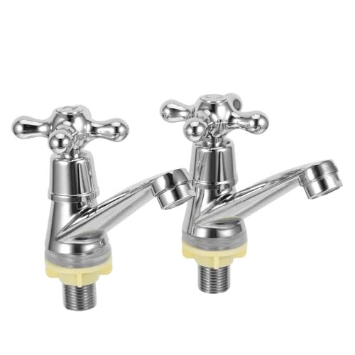 FUNNETOYU 2Stücke Badezimmerarmatur Einloch Kalt Warmwasserhahn mit Schnellöffnung für Waschbecken und Waschtische Modern und Installieren FUNNETOYU 2Stücke Badezimmerarmatur Einloch Kalt Warmwasserhahn mit Schnellöffnung für Waschbecken und Waschtische Modern und Installieren von FUNNETOYU
