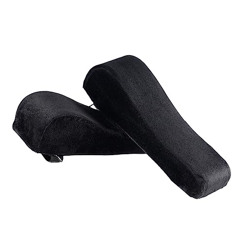 FUNNETOYU 2stücke Armlehnenpolster Aus Memory-Schaum rutschfeste Armstützen Für Bürostühle Gaming-stühle Und Rollstühle Bequemer Ellbogenschutz Und Druckentlastung Ergonomisches von FUNNETOYU
