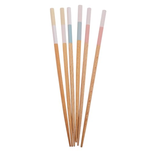 FUNNETOYU 3 Paare Japanische Essstäbchen Set Wiederverwendbare Holzstäbchen mit Spitzen Enden Rutschfest Natürliche Stabile Holzstäbchen mit Japanischem Print für Haushalt Kochen und FUNNETOYU 3 Paare Japanische Essstäbchen Set Wiederverwendbare Holzstäbchen mit Spitzen Enden Rutschfest Natürliche Stabile Holzstäbchen mit Japanischem Print für Haushalt Kochen und von FUNNETOYU