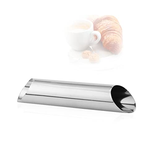 FUNNETOYU 3 STÜCKE Cannoli Formen Zylindrische Backmuster für Desserts und Snacks Wiederverwendbare Mini Röhren für Croissants und Gebäck Rostfrei und Leicht zu Reinigen von FUNNETOYU