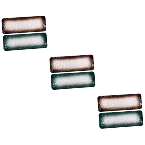 FUNNETOYU 3 Sätze Sushi-platte Snackschale Geschirr Küchenplatte Sushi-tablett Vorspeisenteller Rechteck Gericht Platten Party Praktischer Sushi-teller Küchenwaren Keramik 2 Stücke * 3 FUNNETOYU 3 Sätze Sushi-platte Snackschale Geschirr Küchenplatte Sushi-tablett Vorspeisenteller Rechteck Gericht Platten Party Praktischer Sushi-teller Küchenwaren Keramik 2 Stücke * 3 von FUNNETOYU