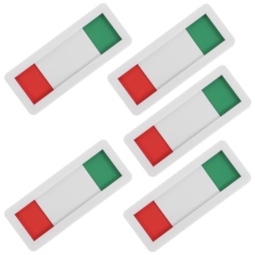 FUNNETOYU 3 Sätze Teiliges Besprechungsraumschild Schiebeschild Für Tür Besetzt Indikator Für Privatsphäre Schild Für Konferenzräume Einfache Installation Langlebig Und Erkennbar 5 Stück * 3 FUNNETOYU 3 Sätze Teiliges Besprechungsraumschild Schiebeschild Für Tür Besetzt Indikator Für Privatsphäre Schild Für Konferenzräume Einfache Installation Langlebig Und Erkennbar 5 Stück * 3 von FUNNETOYU
