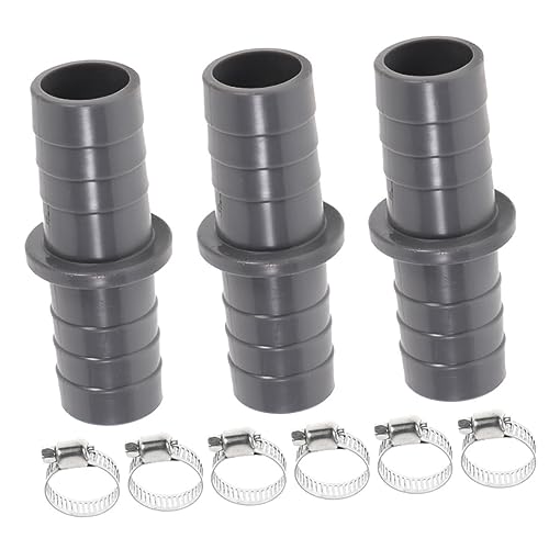 FUNNETOYU 3 Sätze Teiliges Waschmaschinen Abfluss Schlauchadapter mit Schlauchschellen Hochwertiger Daueradapter für Einfache Installation und Zuverlässigen an Abflüsse Kompatibel mit FUNNETOYU 3 Sätze Teiliges Waschmaschinen Abfluss Schlauchadapter mit Schlauchschellen Hochwertiger Daueradapter für Einfache Installation und Zuverlässigen an Abflüsse Kompatibel mit von FUNNETOYU