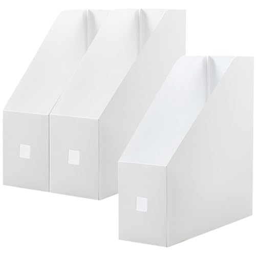 FUNNETOYU 3 Stück Büro Organizer Teiliges Dokumentenablage System aus Robustem Umweltfreundlichem Material Schreibtisch und Büro für Zeitschriften und Unterlagen von FUNNETOYU