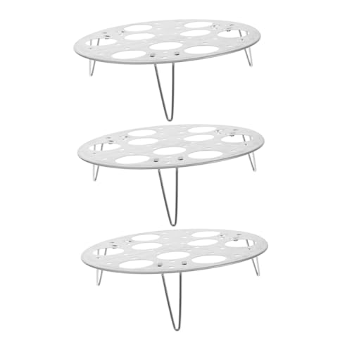 FUNNETOYU 3 Stück Edelstahl Eier Dämpfgestell Hitzebeständig Hoher Standfuß für Herdarten Gleichmäßige Hitzeverteilung Vielseitig für Eier Brötchen Teigtaschen FUNNETOYU 3 Stück Edelstahl Eier Dämpfgestell Hitzebeständig Hoher Standfuß für Herdarten Gleichmäßige Hitzeverteilung Vielseitig für Eier Brötchen Teigtaschen von FUNNETOYU