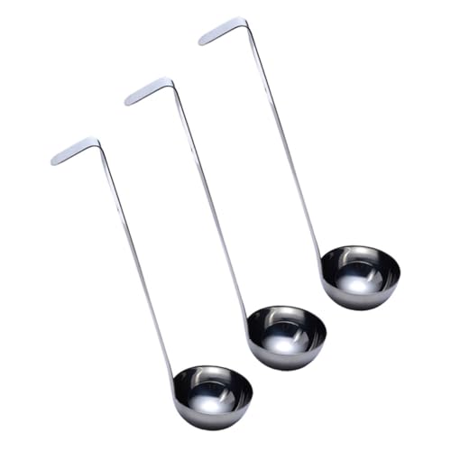 FUNNETOYU 3 Stück Edelstahl Suppenkelle Schöpfkelle mit Ergonomischem Griff Spülmaschinenfest Servierlöffel für Haushalt Restaurant Buffet Vielseitig Verwendbar FUNNETOYU 3 Stück Edelstahl Suppenkelle Schöpfkelle mit Ergonomischem Griff Spülmaschinenfest Servierlöffel für Haushalt Restaurant Buffet Vielseitig Verwendbar von FUNNETOYU
