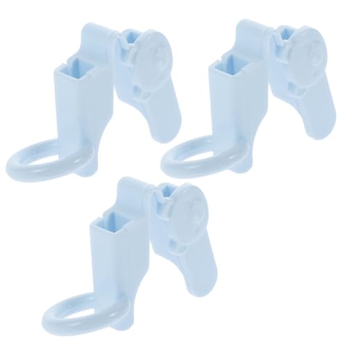 FUNNETOYU 3 Stück Essstäbchenhilfe Kleine Essstäbchenhelfer Tragbare Essstäbchenclips Essstäbchenklemme Essstäbchenhüllen Trainingsklammern Für Essstäbchen Essstäbchen Trainingsklammern Pp von FUNNETOYU