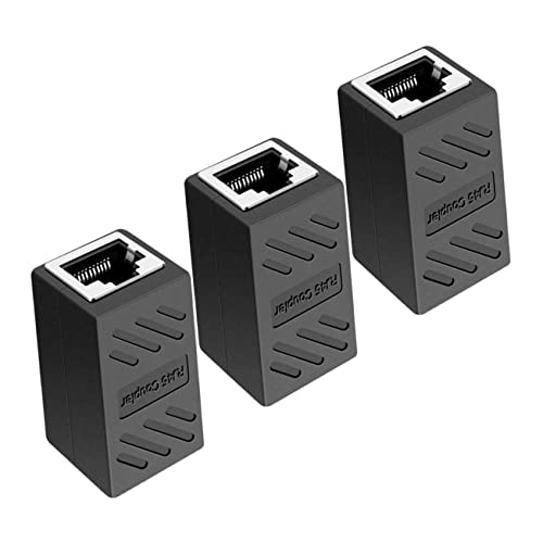 FUNNETOYU 3 Stück Ethernet Kupplung Verbinder aus Abs und Zinklegierung Robuste Lan Kabel Verlängerung Kompatibel mit Cate Netzwerkkabel für Stabile Verbindung FUNNETOYU 3 Stück Ethernet Kupplung Verbinder aus Abs und Zinklegierung Robuste Lan Kabel Verlängerung Kompatibel mit Cate Netzwerkkabel für Stabile Verbindung von FUNNETOYU
