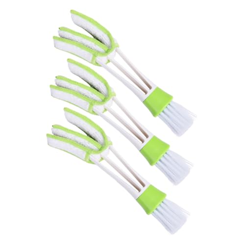 FUNNETOYU 3 Stück Luftauslassbürste für Auto und Innenraum Nylon-mikrofaser Staubbürste Wiederverwendbar Geeignet für Lüftungsschlitze Tastaturen und Jalousien Effektive Reinigung von Staub von FUNNETOYU