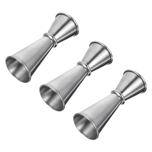FUNNETOYU 3 Stück Messbecher aus Edelstahl Jigger-Messung Jigger mit Innenmaßen Cocktailmesser doppelseitiger Jigger Schnaps Messbecher Unzen Tasse Doppel-Jigger Rostfreier Stahl Silber FUNNETOYU 3 Stück Messbecher aus Edelstahl Jigger-Messung Jigger mit Innenmaßen Cocktailmesser doppelseitiger Jigger Schnaps Messbecher Unzen Tasse Doppel-Jigger Rostfreier Stahl Silber von FUNNETOYU