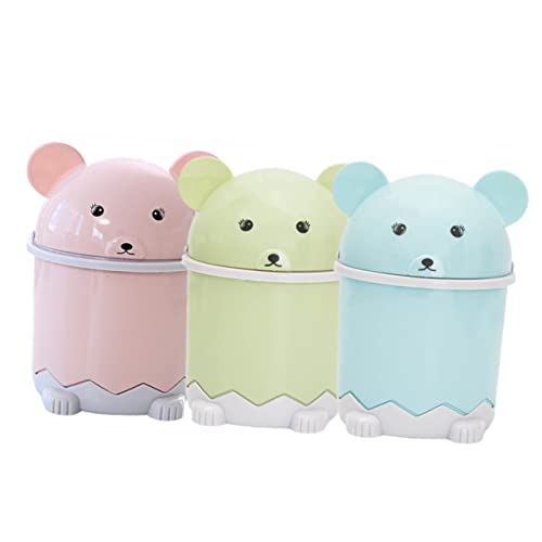 FUNNETOYU 3 Stück Mini Tischmülleimer mit Klappdeckel Teiliges Blau Grün Robustem Geruchsneutral Vielseitig als Müll oder Aufbewahrungsbehälter für Bad Büro Wohnzimmer FUNNETOYU 3 Stück Mini Tischmülleimer mit Klappdeckel Teiliges Blau Grün Robustem Geruchsneutral Vielseitig als Müll oder Aufbewahrungsbehälter für Bad Büro Wohnzimmer von FUNNETOYU