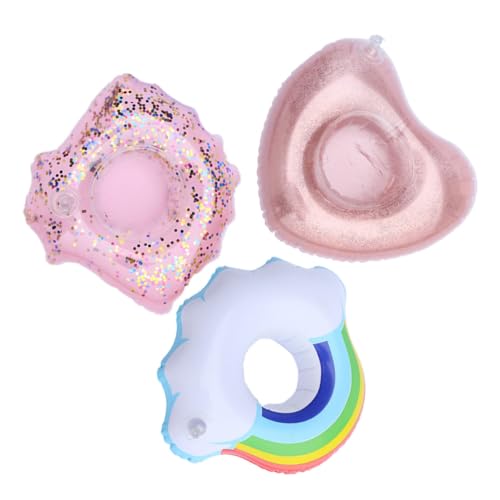 FUNNETOYU 3 Stück Teiliges Aufblasbare Pool Coasters mit Pailletten Schwimmender Getränkehalter in Muschel Herz und Wolkenform Dekorative Wasserfeste Untersetzer für Party und Tischschutz FUNNETOYU 3 Stück Teiliges Aufblasbare Pool Coasters mit Pailletten Schwimmender Getränkehalter in Muschel Herz und Wolkenform Dekorative Wasserfeste Untersetzer für Party und Tischschutz von FUNNETOYU