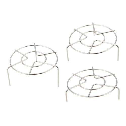 FUNNETOYU 3 Stück Teiliges Dampfgarer Gestell Multifunktionales Dampfständer für Sicheres Dämpfen Kühlregal und Topfablage und Hitzebeständig FUNNETOYU 3 Stück Teiliges Dampfgarer Gestell Multifunktionales Dampfständer für Sicheres Dämpfen Kühlregal und Topfablage und Hitzebeständig von FUNNETOYU
