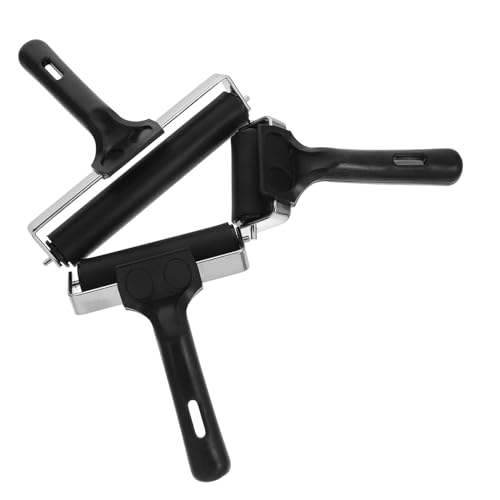 FUNNETOYU 3 Stück Teiliges Druckwalze Roller Druckgrafik Gummiwalze mit Stahlhalterung Leicht Tragbar für Blockdruck Stempel Scrapbooking Ölmalerei FUNNETOYU 3 Stück Teiliges Druckwalze Roller Druckgrafik Gummiwalze mit Stahlhalterung Leicht Tragbar für Blockdruck Stempel Scrapbooking Ölmalerei von FUNNETOYU