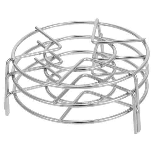 FUNNETOYU 3 Stück Teiliges Edelstahl Dampfgarer Gestell mit Höhen Durchmesser Stabiles Dreibeiniges Steamer Rack für Töpfe Vielseitiger Dampfhalter für Eier und Gemüse Platzsparend und von FUNNETOYU